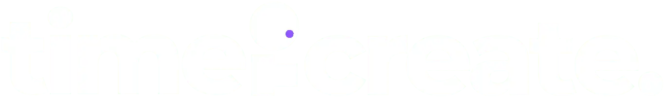 timetocreate Websolutions Logo Weiß. Dein Shopify und Webdesign Experte in Kerpen und dem Rhein-Erft-Kreis