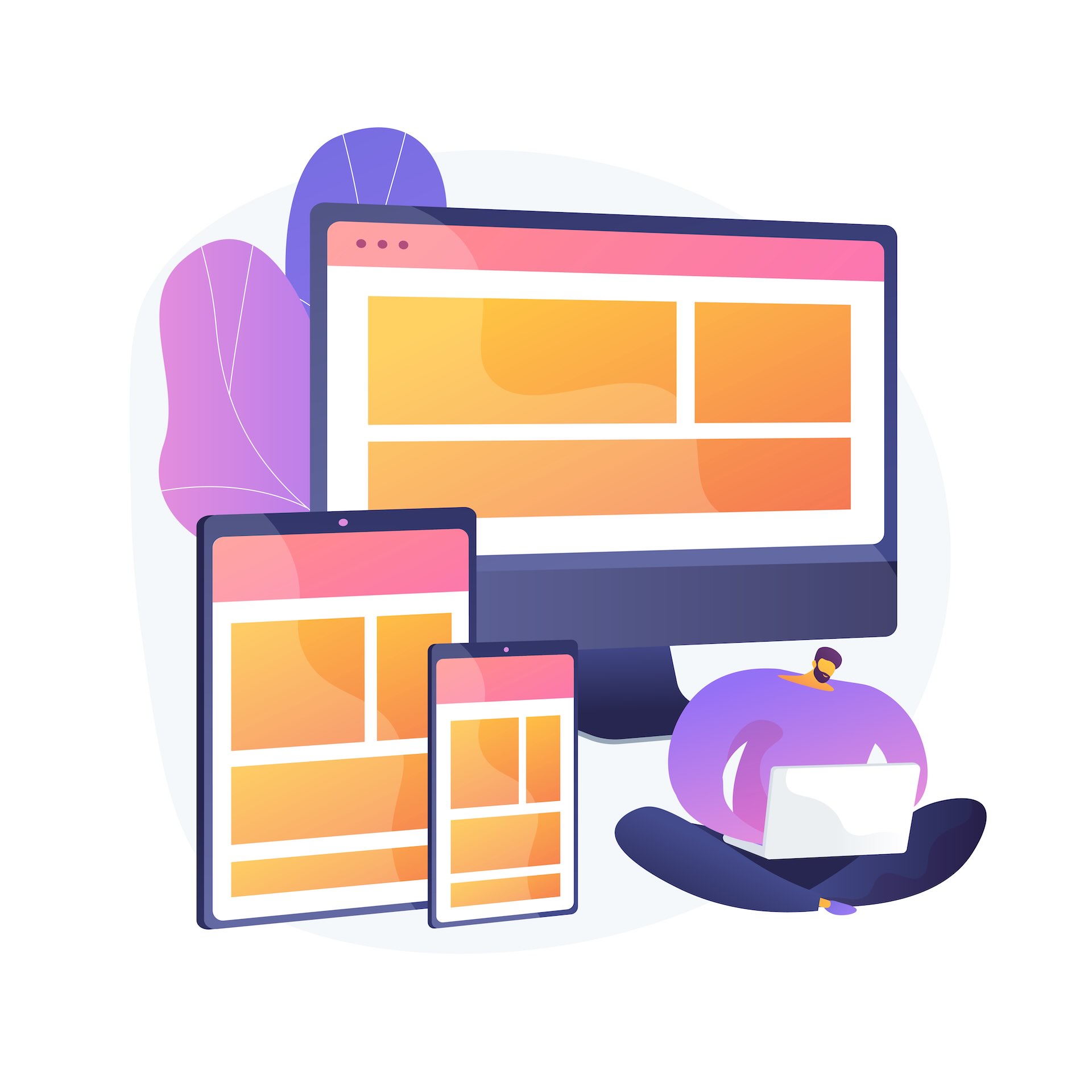 Illustration responsive Webdesign Kerpen für Unternehmen in Kerpen